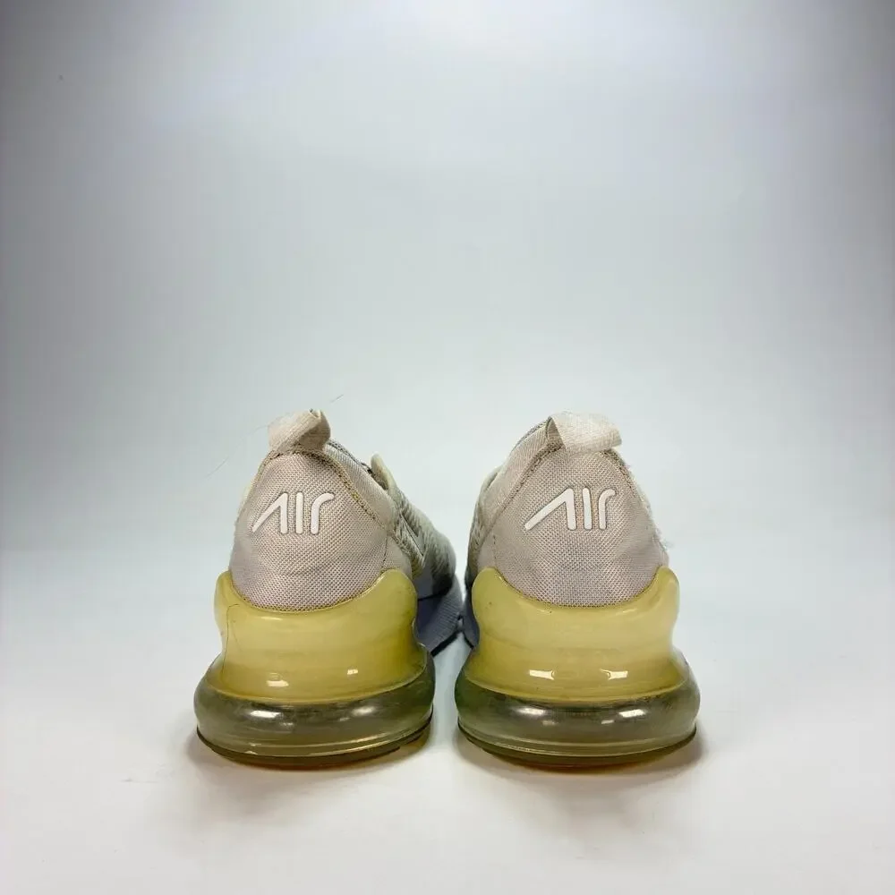 Nike Air Max 270 White Casual Lace Up Sneakers Shoes AO2372-103 Youth Size 2.5Y